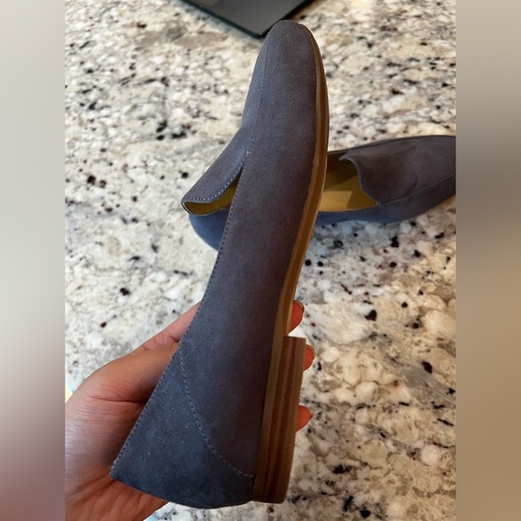 Naturalizer Women’s Kate Slip On Blue Suede Flats Size 7 - Picture 5 of 7